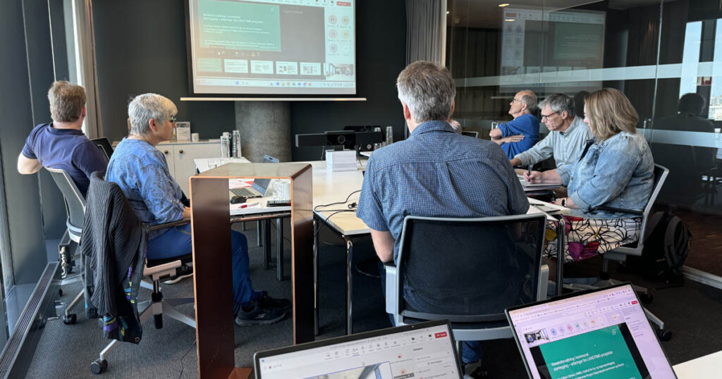 Knut Bjørn Stokke presenterer LANDTIME-prosjektet.